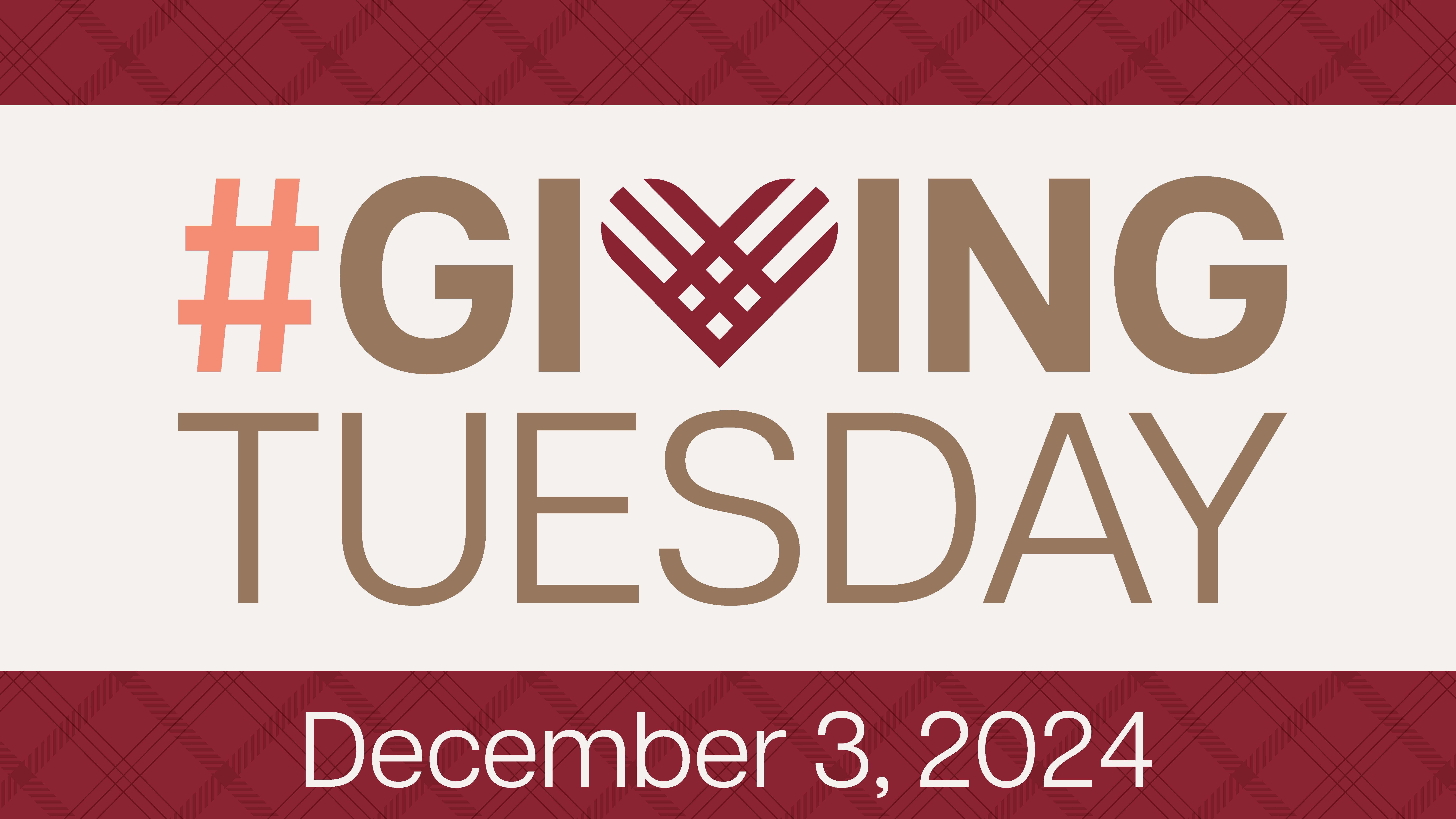 #Giving Tuesday, December 3, 2024 graphic customized for Alma College.